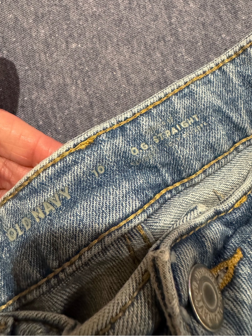 Old Navy OG Straight Jeans- 10 - Picture 4 of 4
